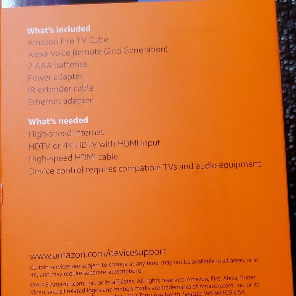 Amazon FireTV Cube with 4K HDR Streaming - Picture 2 of 4